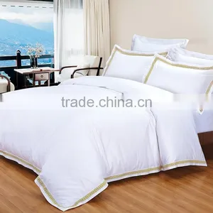 Hotel 5 Star Bedding Set Luxury 100% Cotton Bed Sheet thumbnail-2