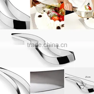 Amazon Hotting Food Grade Stainless Steel Cake Cutter,Cake Server Knife thumbnail-4
