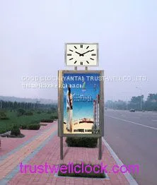 Double Face Street Clocks thumbnail-1