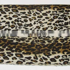 Leopard Print Scarf With Tassels,Animal Print Silk Pashmina Wool Shawls, Hand-woven, Made of 50% Silk and 50% Pashmina Wool thumbnail-1