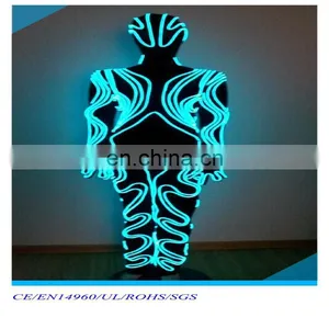 Halloween TRON Slave Costume LED Dance Costume thumbnail-1