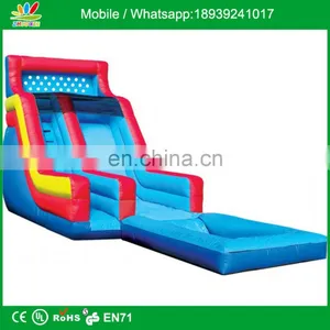 16ft Backyard Inflatable Wet and Dry Slide With Pool thumbnail-1