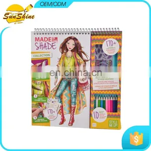Personalized Cheap Notebook Printing Fashion Design Sketch Book thumbnail-1