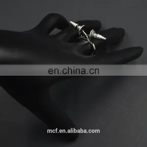 MCR-0054 Wholesale Latest Silver Magic Punk Pop Ring for Men thumbnail-1