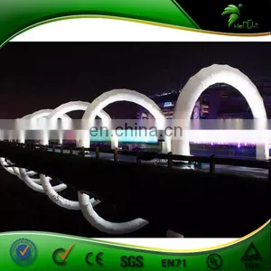 Customized Cheap Advertising Inflatable Colorful Archway, Inflatable Finish Line Arch For Match thumbnail-3