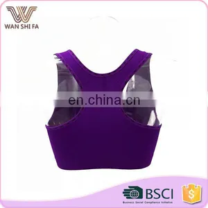 Wholesale Top Level Nylon High Elastic Slim Body Sportswear Bra thumbnail-3