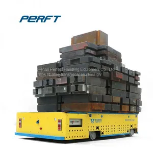 Heavy Duty Electric Trackless Transfer Cart Material Handling Equipment for Industry Used in Warehouses thumbnail-3