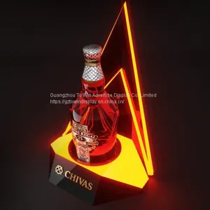 Chivas Wine Bottle Stand Display,liquor Glorified Luminous LED Display thumbnail-2