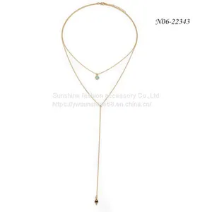 Chain Necklace N06-22343 ， 2019 New Chain Necklace, Simple Style Necklace, Necklace on Sale thumbnail-1