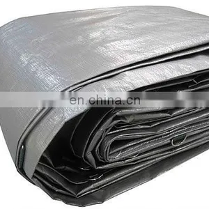 Silver 14x14 Heavy Duty UV Protected Treated Canopy Sun Shade Boat Cover Tarp thumbnail-1