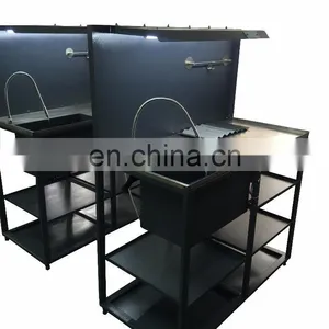 Lower Price Custom Size Work Bench Work Table With Cleaning Trough thumbnail-2