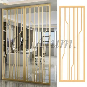 Stainless Steel Perforated Sheet Indoor Screen PVDF Coating Partition thumbnail-4