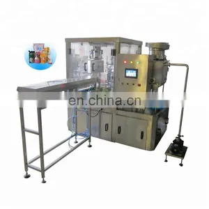 Beverage Spouted Pouch Filling Machine/filling Machine for Peanut Oil/spout Pouch Filling Machine for Peanut Oil thumbnail-1