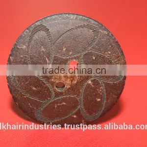 Real Coconut Shell Button thumbnail-1