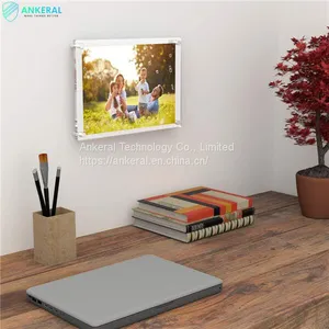 Cheap Price Acrylic Wall Picture Frames 100% High Purity Hanging Floating Photo Frame for Home Decor thumbnail-2