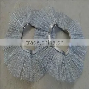 Galvanized Wire Wafer Brush Mounted on Road Sweeper thumbnail-2