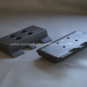 Bolt to Chain Rubber Track Pads Bolt Directly to Undercarriage Track Chain thumbnail-1