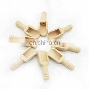 2020 New Eco Friendly Shower Spa Cream Essential Coffee Wooden Scoop for Bath Salts thumbnail-1