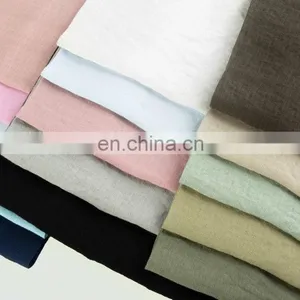 2022 Woven Creep Crinkle Nylon Yarn Dyed Cotton Rayon Fabric for Blouse thumbnail-2