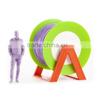 Pla 3d Printer Material Wisteria Purple Filament With the New Spool Convertible Into a Coat Hanger. Spool Holder Included. thumbnail-1