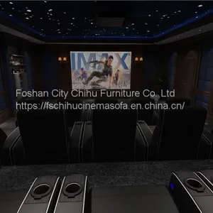 CHIHU Theater Furniture High Quality Comfortable Leather Cinema Chair Power Recliner Home Theater Sofa thumbnail-3