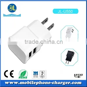 Free Sample OEM Factory Consumer Electronics USB Travel Charger With 2 USB Output thumbnail-4