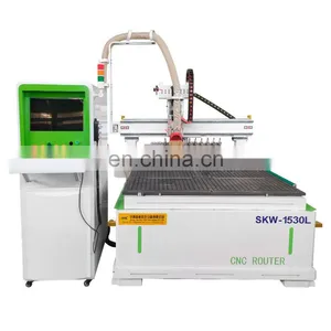 Senke CNC Router MDF Wood Cutting Engraving Machine With ATC in Liner thumbnail-2