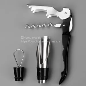 Seahorse Knife Bottle Opener Red Wine Bottle Opener Red Wine Pour Wine Set Two-piece Wine Set（Wechat:13510231336） thumbnail-1