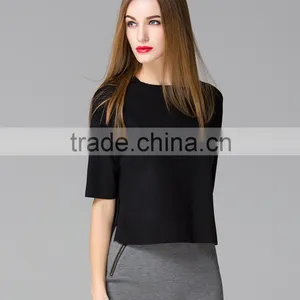 Fashion Design Cahmere Woolen Knit Sweater for Girls thumbnail-5