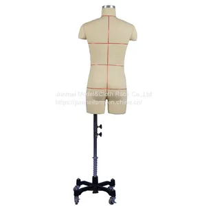 Junmei Male Dress Form With Leg Mannequin CN Size for Sewing Designer thumbnail-5