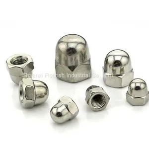 Acorn Hexagon Nut Stainless Steel / Carbon Steel Made For Construction Industry thumbnail-3