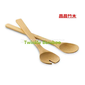 Bamboo Cooking Spatula Set/bamboo Wooden Kitchen Utensils/bamboo Salad Serving Spoons Set thumbnail-1