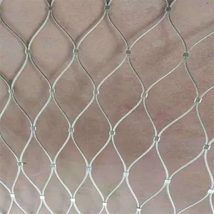 Green Plant Climbing Protection Net, High Fall Protection Net, Yard Fall Protection Rope Net thumbnail-1