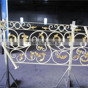 Private Villa Project Use Exterior Wrought Iron Stair Railing thumbnail-1