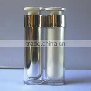 50ml Clear Acrylic Airless Cream Bottle, Lotion Container Plastic Bottle Face Cream Cosmetic thumbnail-2