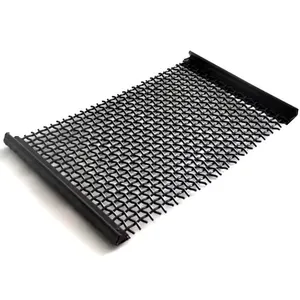 Mining Machine Parts Swinging Sifter Sieve Mesh Mining Vibrating Screen Crimped Wire Mesh Griddle Compound Screen Mesh thumbnail-3