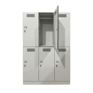 Factory Hot Sale Durable Waterproof HPL Board Student Locker Changing Room Locker thumbnail-4