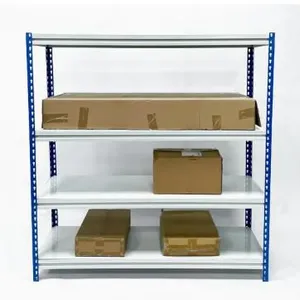 Disassemble 4 Tiers Commercial Wire Shelf Heavy Duty Steel Warehouse Storage Rack thumbnail-2