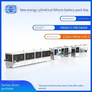 Non-standard Customized Production Line for Small Cylindrical Battery Pack Pack, Energy Storage Cells, and Power Battery Assembly thumbnail-1