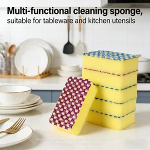 Non-Scratch Multi-Purpose Cleaning Sponges for Kitchen Clean thumbnail-3