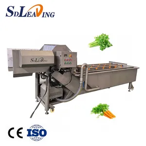 SDLEADING Bubble Washing Machine Fruit Vegetable Washing Equipments Commercial Bubble Parsley Cleaning Equipment thumbnail-2