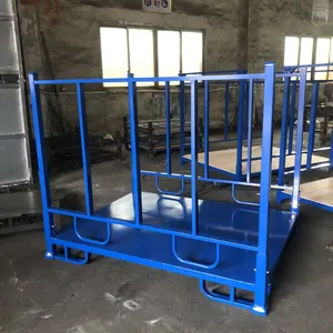 Detachable Post Foldable Wood Pallet Rack for Stacking Storage thumbnail-5