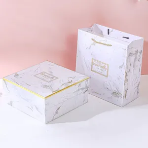 Pink Cute Paper Package Bag With Handle thumbnail-3