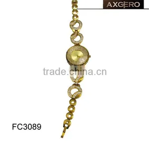 Quartz Alloy Chain Water Resistant Wrist Watch thumbnail-1