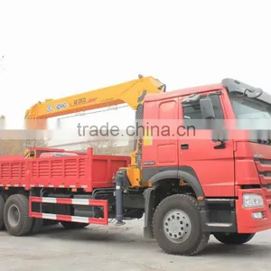 2015 Hot Sale Low Price Howo 8*4 380hp Euro3 30Ton Truck Mounted Crane for Sale Made in China thumbnail-1