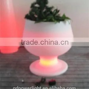 New PE Plastic Flowerpot With LED Light 4151F thumbnail-4