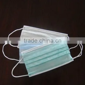 Disposable Surgical Non-Woven Face Mask Elastic Earloop Mers Face Mask thumbnail-1
