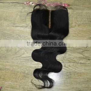 2016 New Sale Free Shipping Body Wave 100%peruvian Virgin Hair Lace Closure thumbnail-6