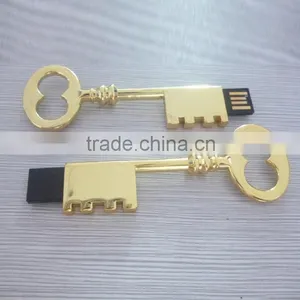 Wedding Gift Gold Key USB Stick Memory Disk thumbnail-1