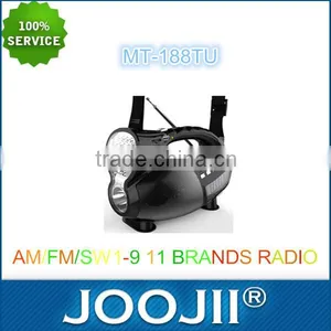 Rechargeable Battery 11 Band Boombox Radio With Torch thumbnail-1